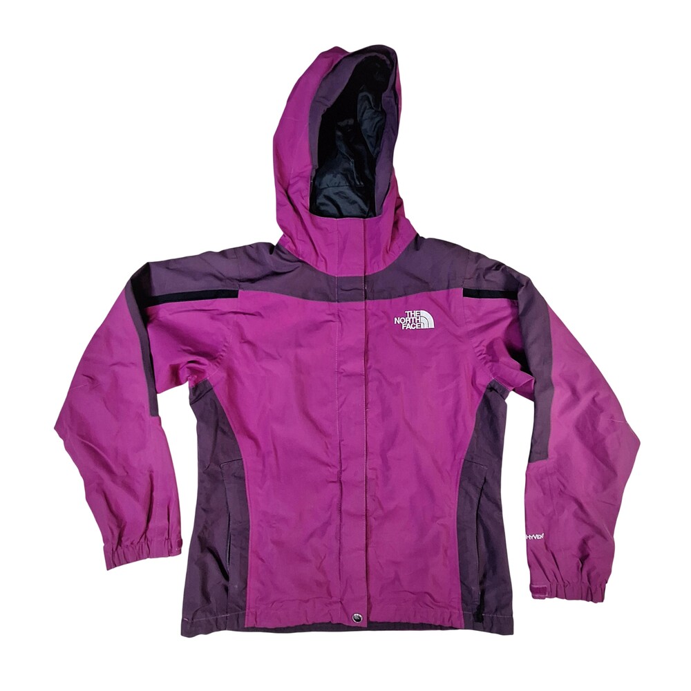 The North Face Jacket Womens Small Purple HyVent Hooded Ski Snow Waterproof